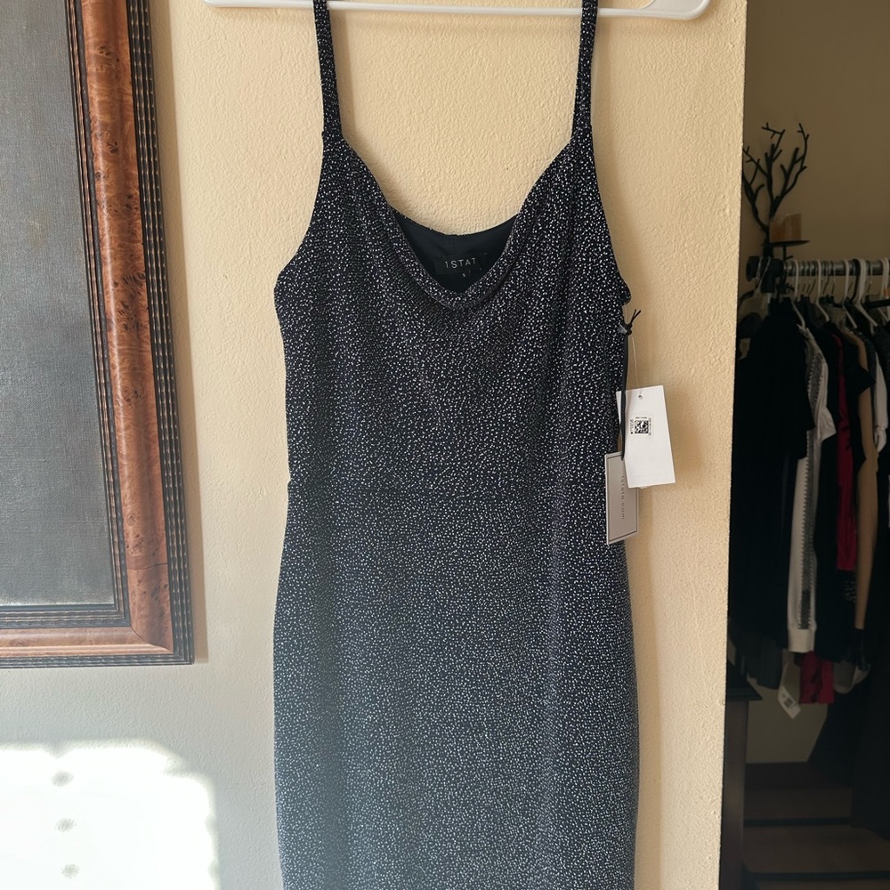 1. State Black Sparkly Mini Dress